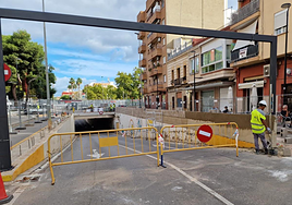 Obras en la localidad.