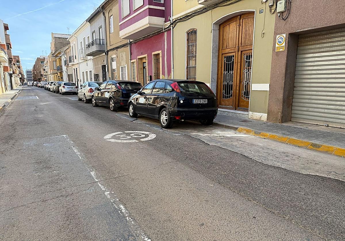 Calle Colón en Alfafar.