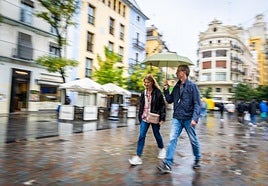 Lluvias en Valencia.