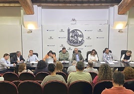 Ofrenda lluviosa de las Fallas de 2025.