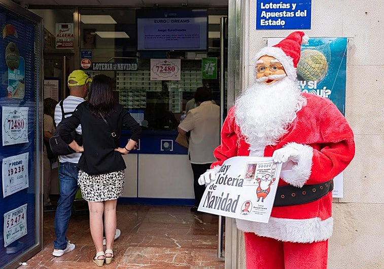 Una administración de Lotería en Logroño.