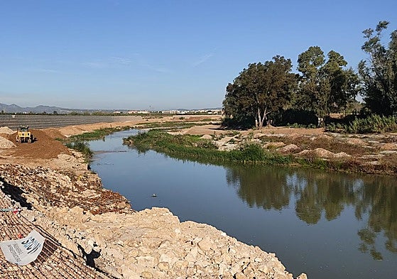 Río Magro a su paso por l'Alcúdia.