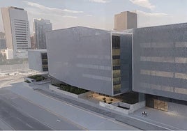 Figuración de cómo será el hospital Quirón de Valencia.