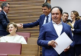 Juanfran Pérez Llorca, en el último debate de política general.