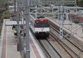 Un tren de cercanías en Valencia, en una imagen de archivo.