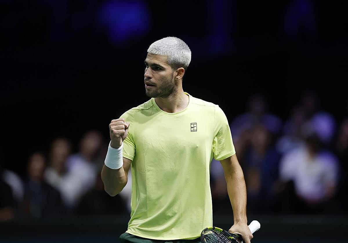 Carlos Alcaraz, la pasada semana en París.