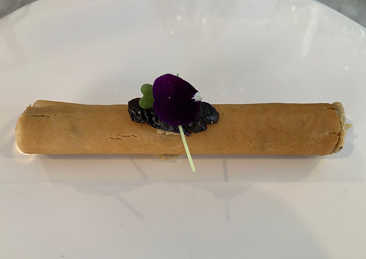 Imagen secundaria 1 - Cremaet, canutillo de pollo y Alex que conversa con su compañera de sala. 