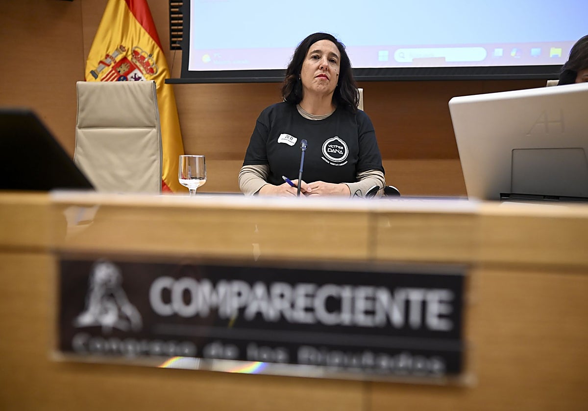 Mariló Gradolí al comienzo de su intervención.