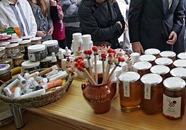 Una edición pasada de la Feria de la Miel