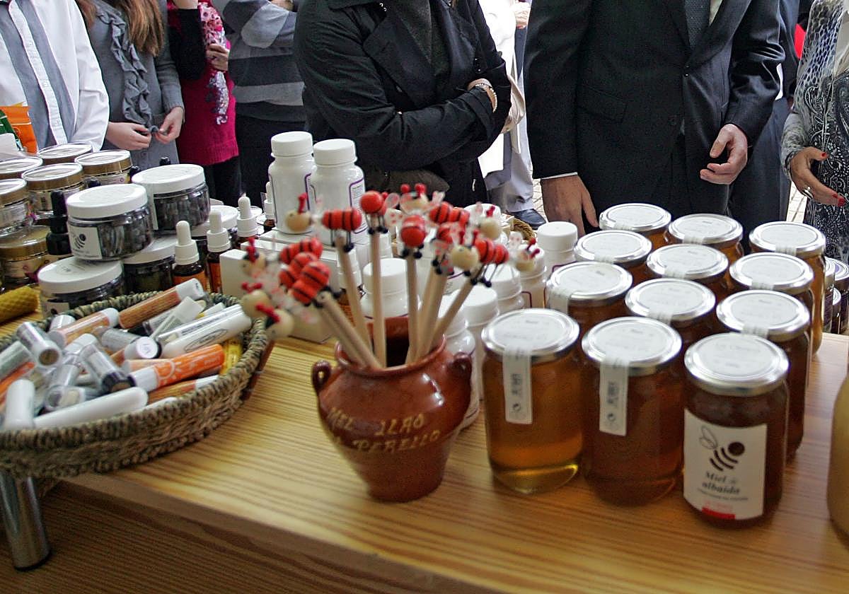 Una edición pasada de la Feria de la Miel
