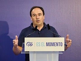 Pérez Llorca, durante un acto del PP.