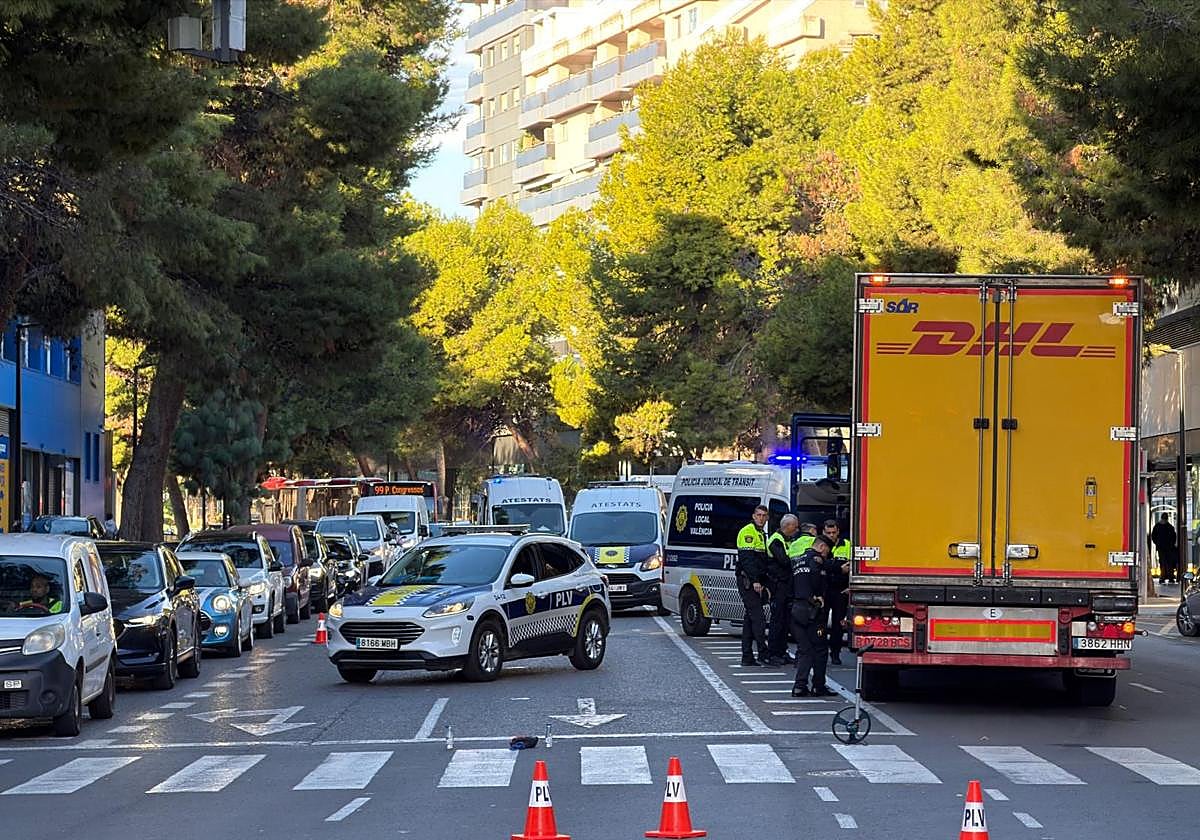 Fotos del atropello mortal a una joven en Valencia