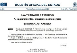 Carlos Mazón, el pasado lunes.