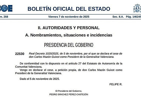 Carlos Mazón, el pasado lunes.