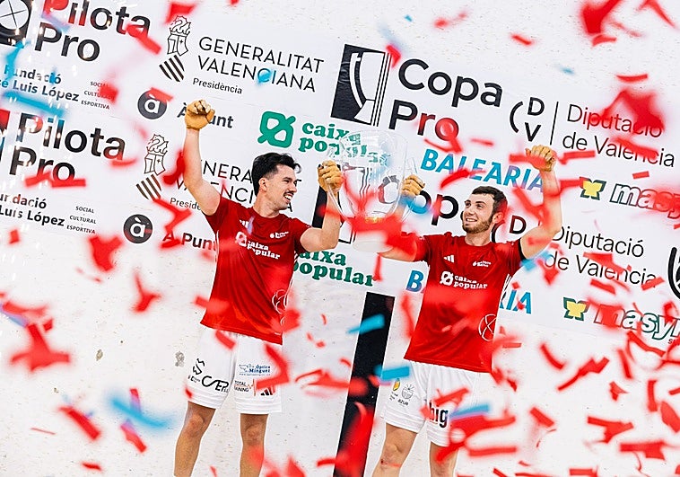 Montaner y Seve remontan cuatro juegos para ganar la Copa Caixa Popular de raspall 2025