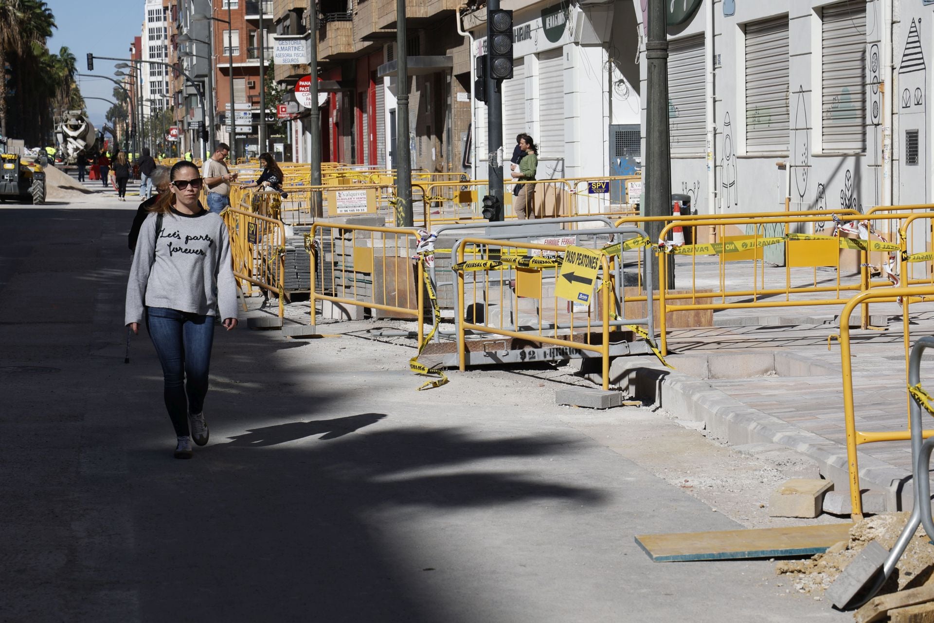 Fotos: Así avanzan las obras en la avenida Giorgeta de Valencia | Las ...