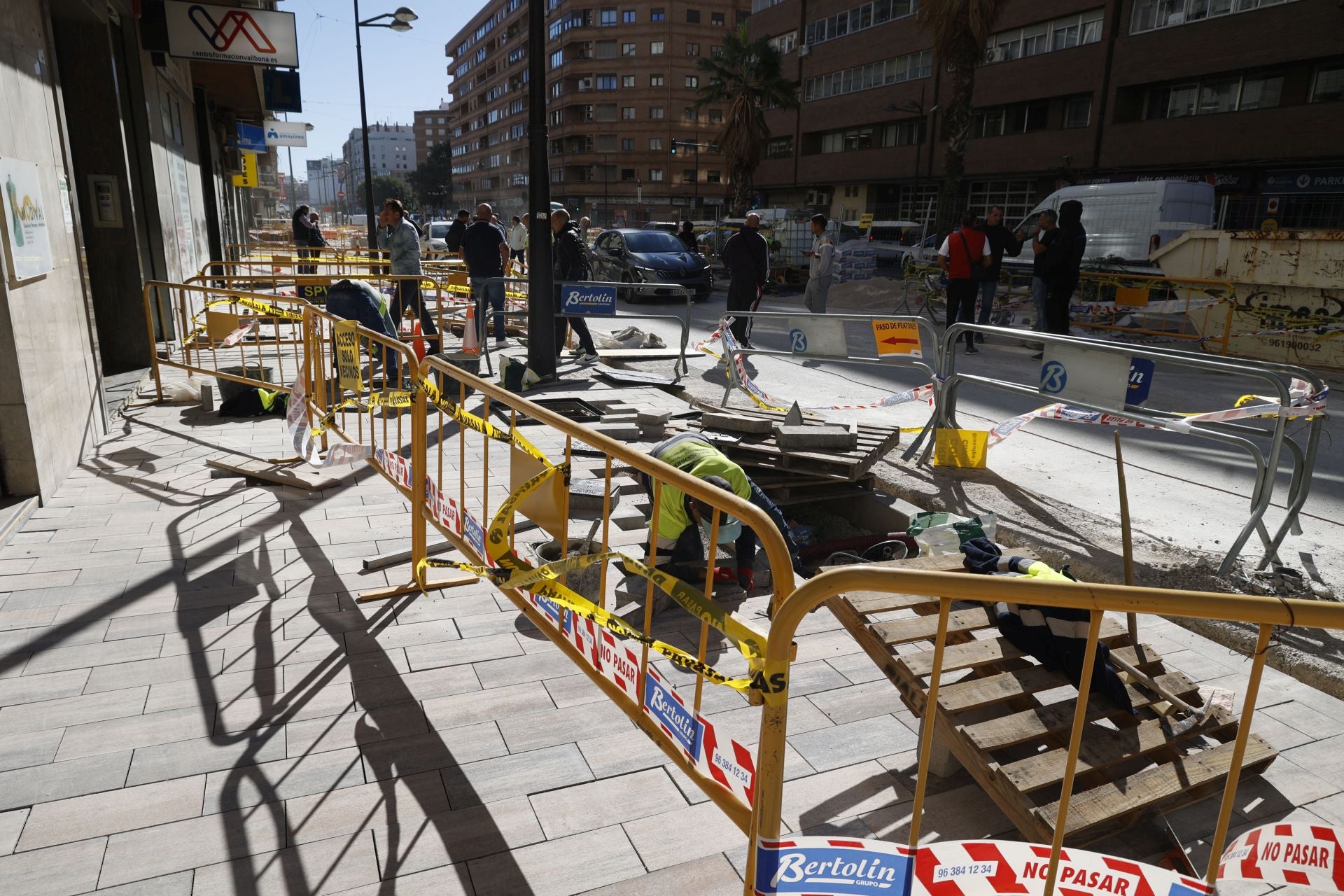Fotos: Así avanzan las obras en la avenida Giorgeta de Valencia