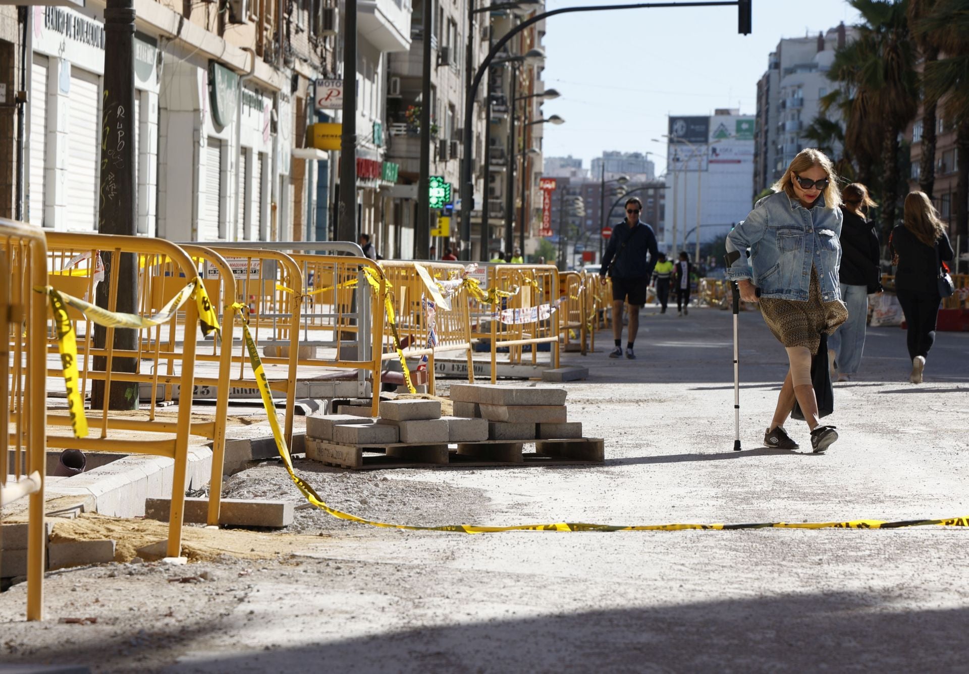Fotos: Así avanzan las obras en la avenida Giorgeta de Valencia