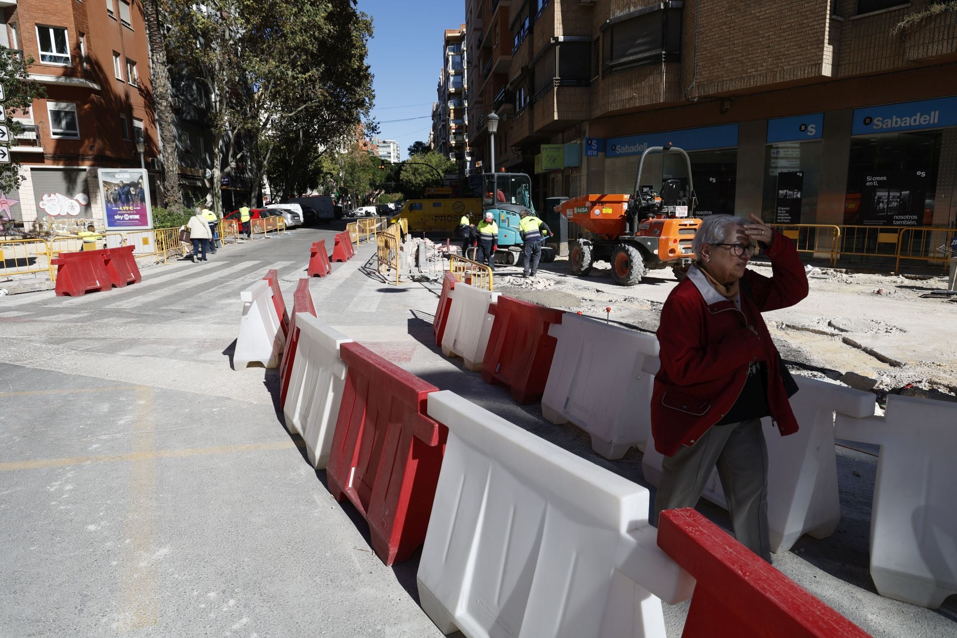 Fotos: Así avanzan las obras en la avenida Giorgeta de Valencia