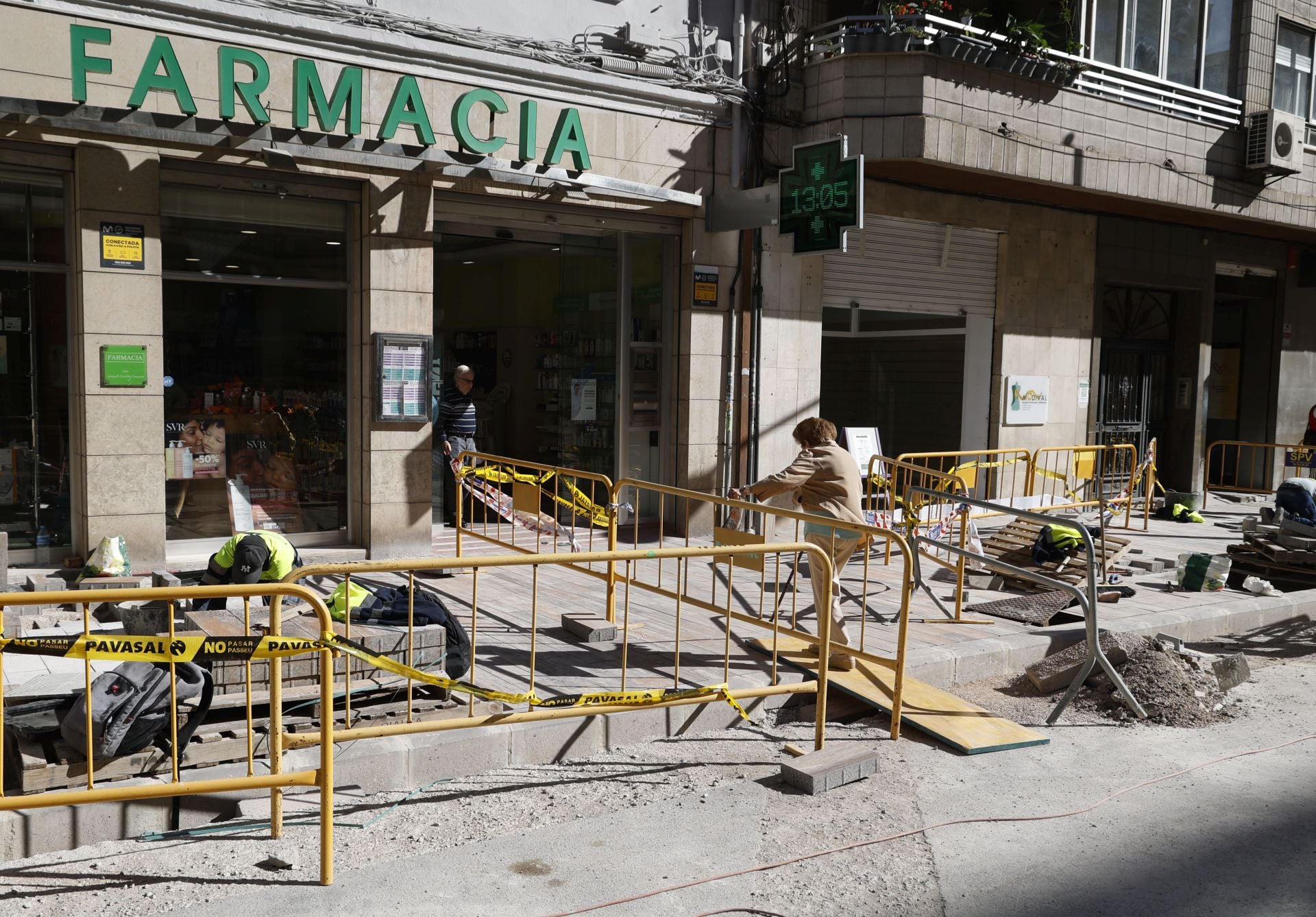 Fotos: Así avanzan las obras en la avenida Giorgeta de Valencia
