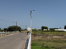 Moncofa instala un sistema para medir el caudal del Belcaire y anticiparse a posibles inundaciones