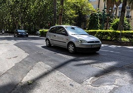 Gran Vía de Valencia, pendiente del reasfaltado.