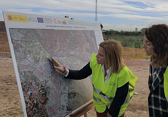 Imagen de Pilar Bernabé este martes en La Torre