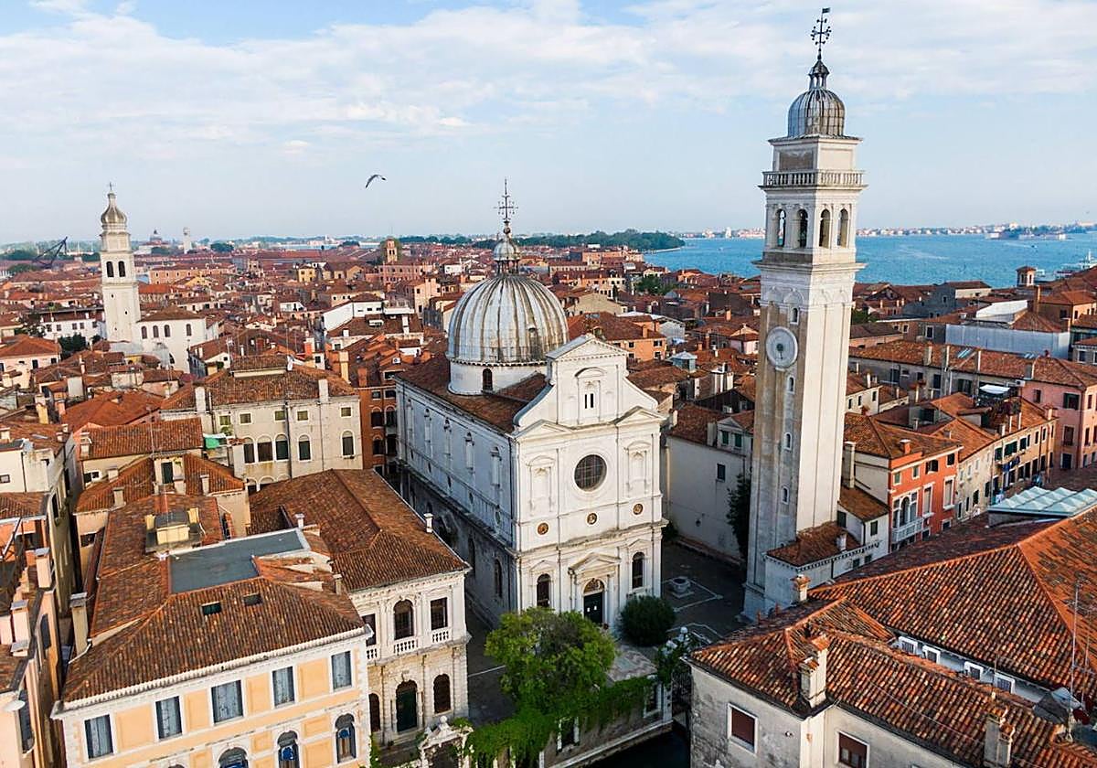 Una vista de la ciudad.