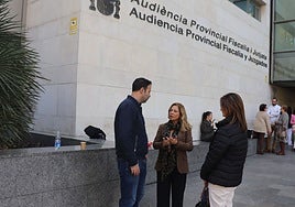 Alexandre junto a su letrada Silvia Moya, especialista en Derecho de Familia y Sucesiones del ICAV.