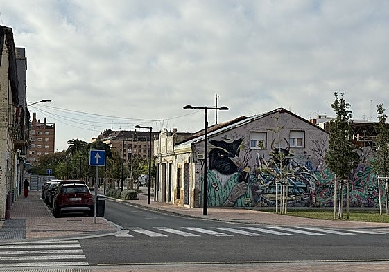 Barrio del Cabanyal donde se produjo el accidente laboral mortal.