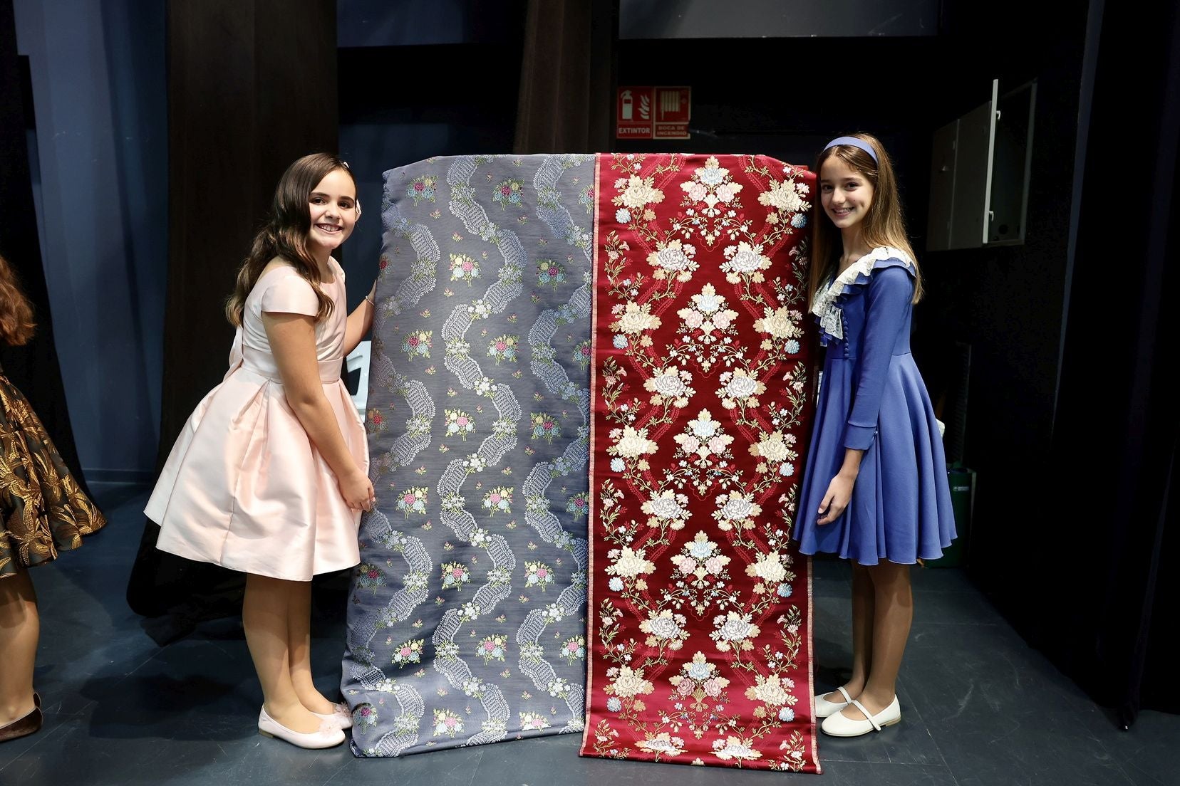 Las telas de los trajes de la corte de honor infantil de las Fallas 2026