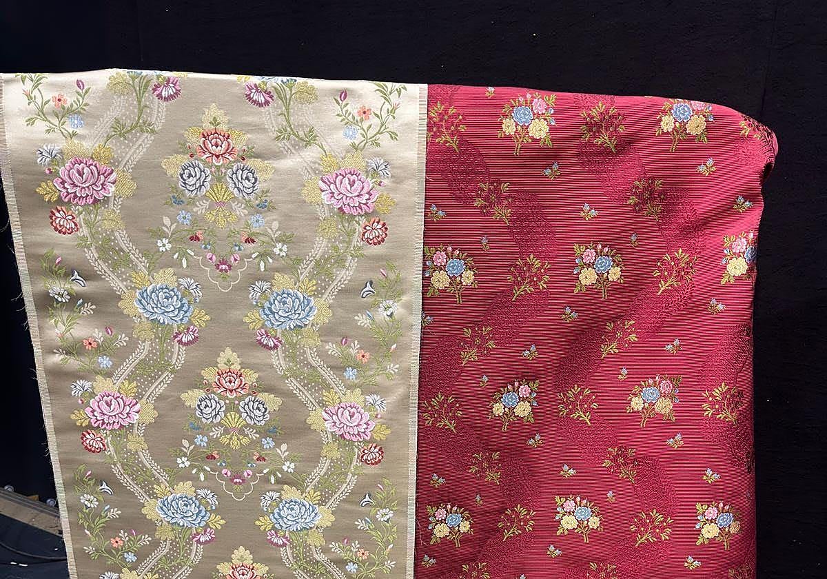 Las telas de los trajes de la corte de honor infantil de las Fallas 2026