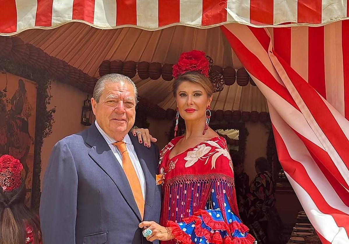 Vicente Boluda y su mujer, Esther Pastor.