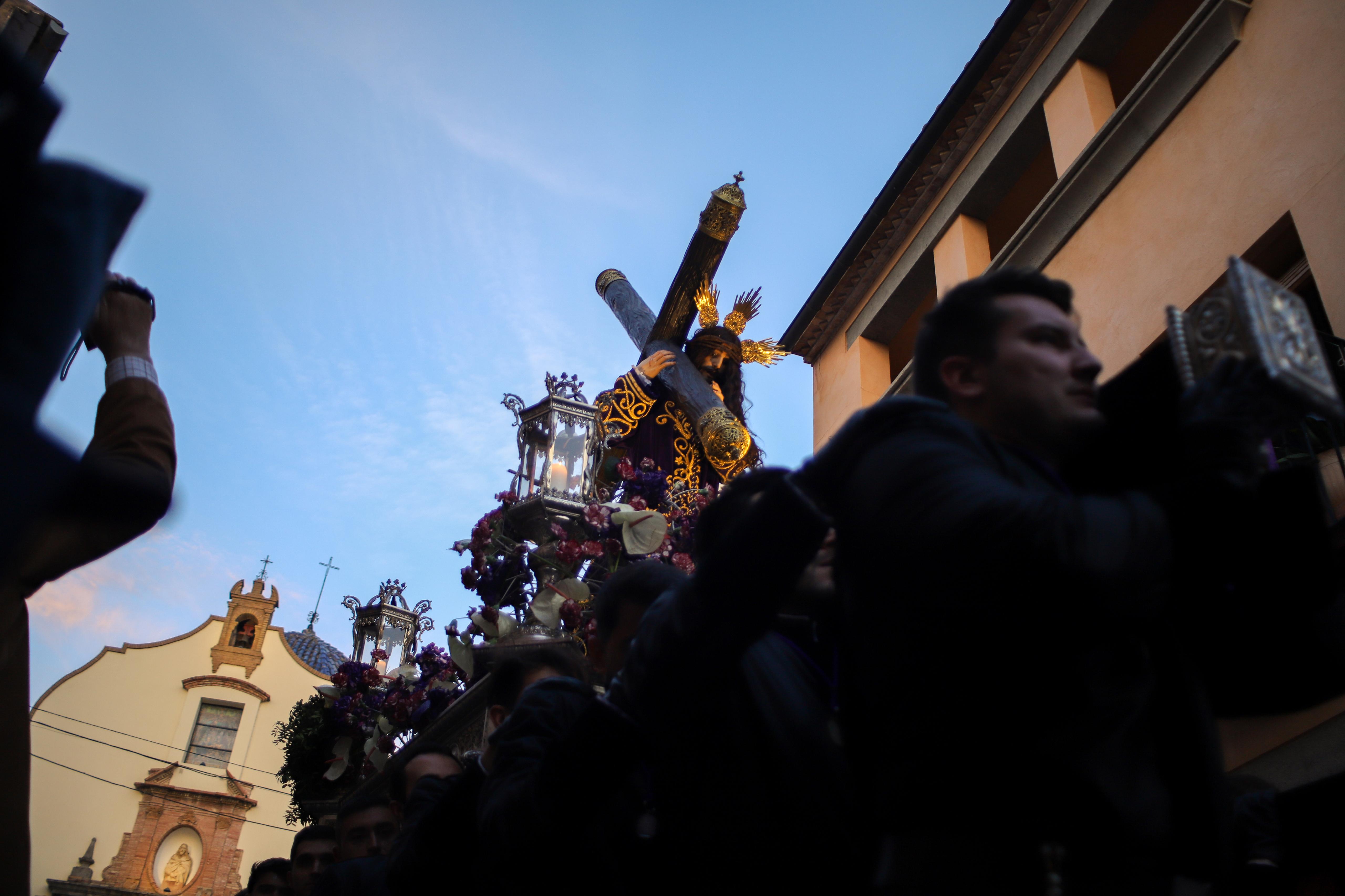 Imagen de archivo de una anterior Semana Santa en Sagunto.