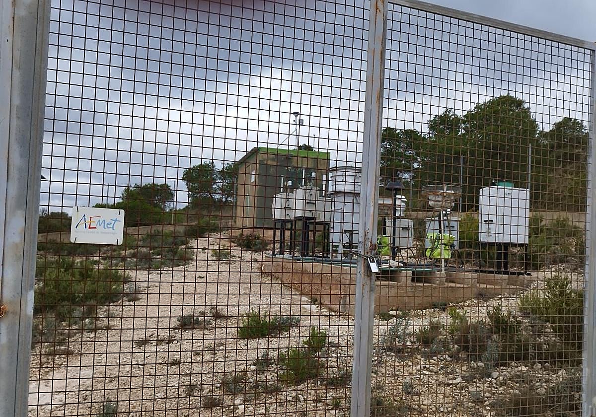 Instalaciones actuales de AEMET en Zarra.