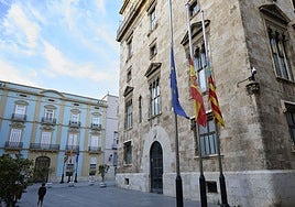 El Palau de la Generalitat.