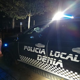 Vehículo de la Policía Local de Dénia.