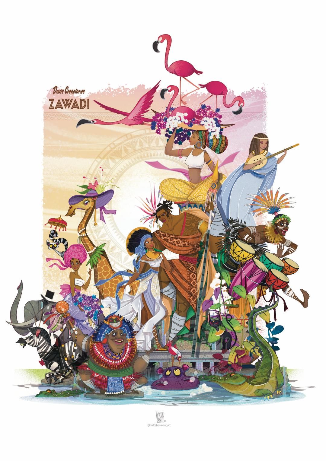 Falla Conde Salvatierra-Cirilo Amorós-Mercado de Colón