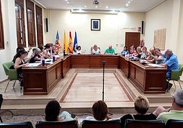 Sesión plenaria en Benetússer.