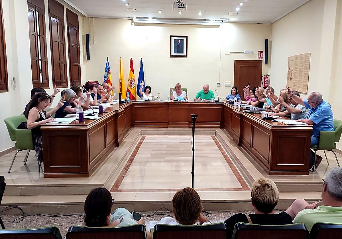 Sesión plenaria en Benetússer.