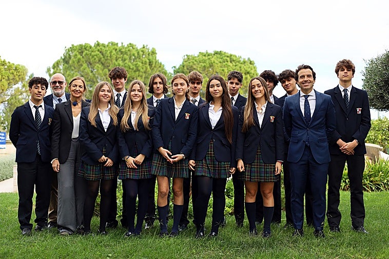 Alumnos de 1º de Bachillerato que participan en la presente edición de StartInnova.