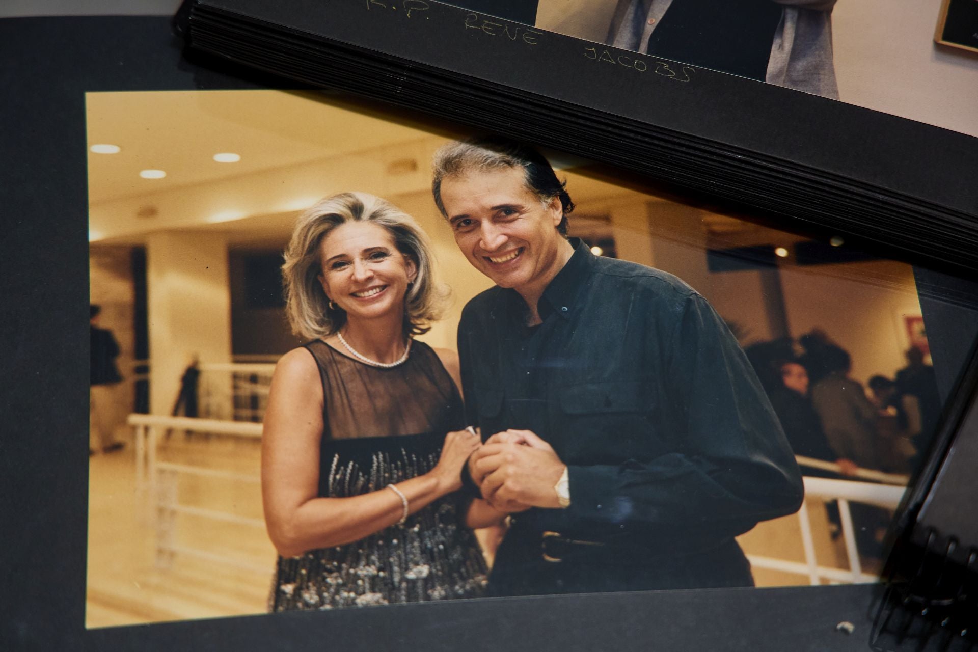 Con el director Tiiciano Severino. «Es un señor fantástico».