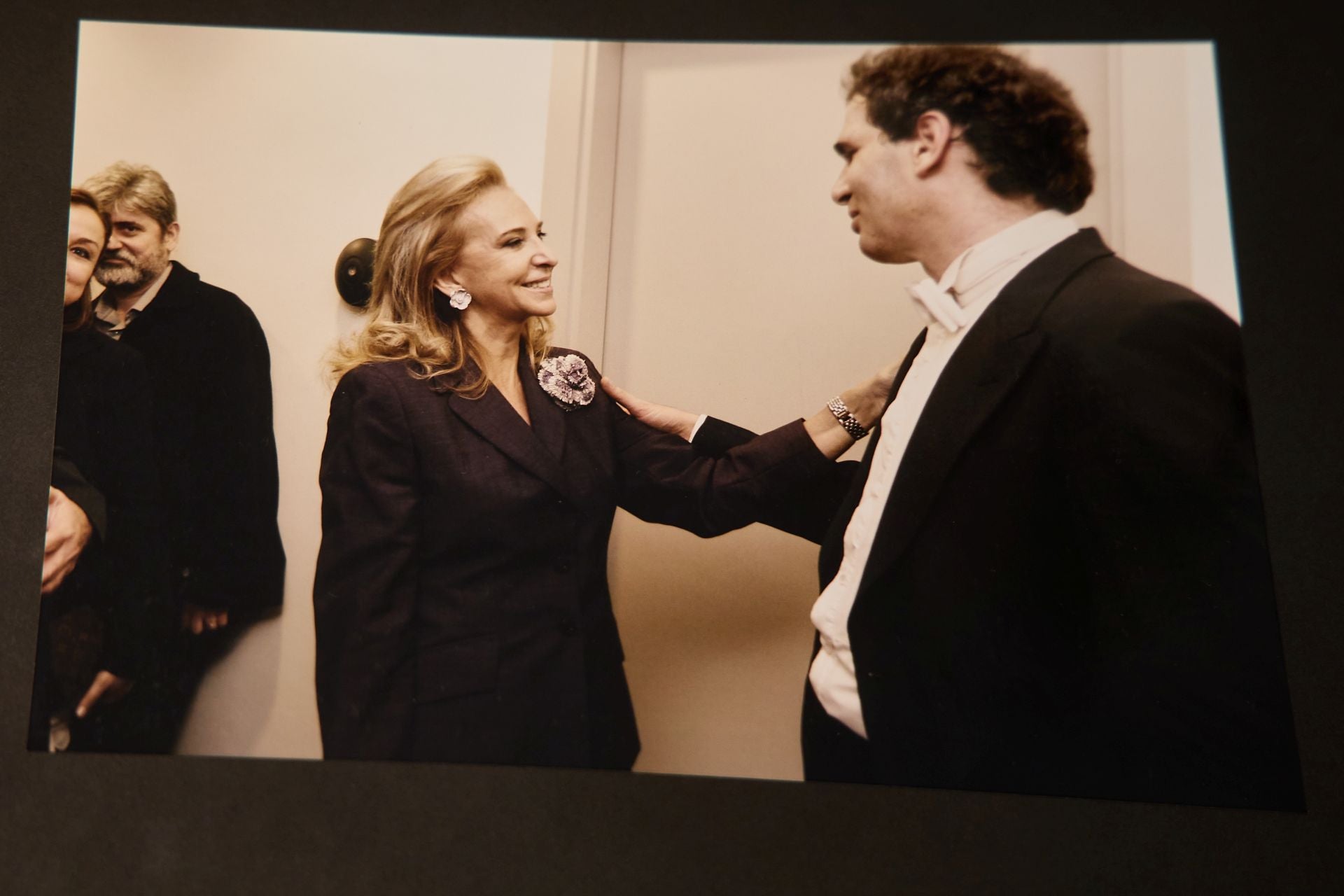 Mayrén y el director de orquesta israelí Yaron Traub.