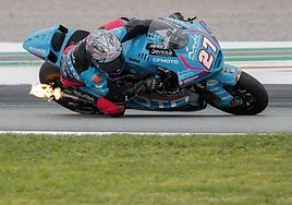 Daniel Holgado, en Moto2.