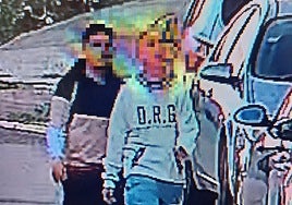 La imagen que permitió identificar a los dos presuntos agresores del policía en estado de coma.