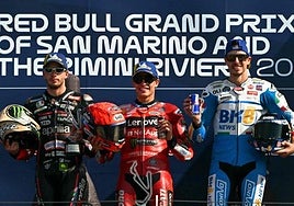 Losm ejores pilotos del año en la categoría.