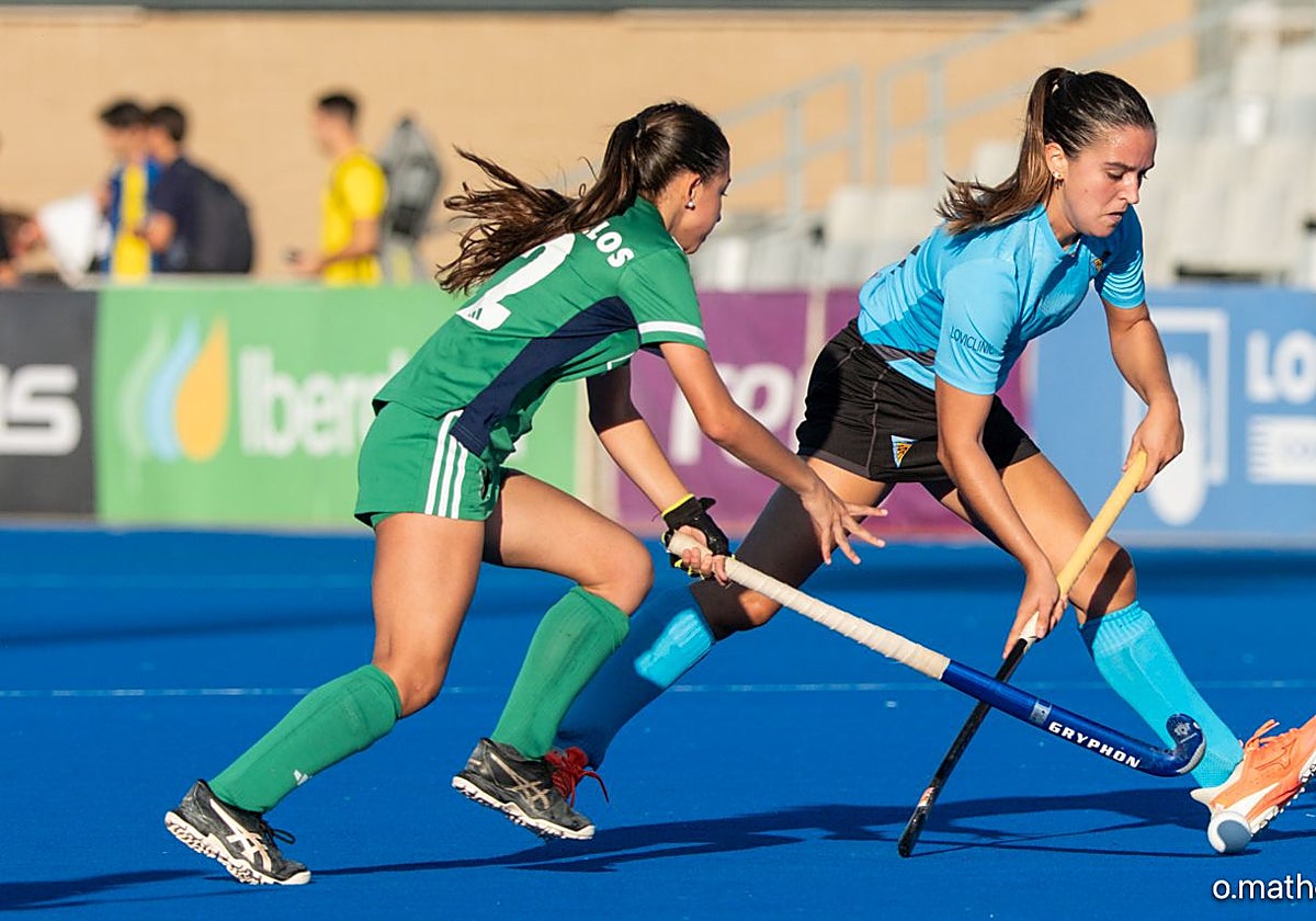 Jugadoras del Giner de los Ríos y del Málaga Rincón