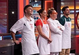 Los finalistas de 'Masterchef Celebrity 10', ante las valoraciones del jurado.