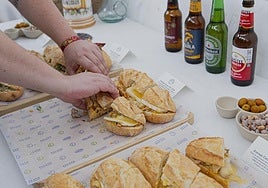 Bocadillos de 'El trinquet de Pelayo'.