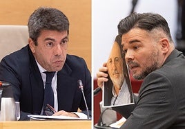 Así ha sido el tenso enfrentamiento entre Rufián y Mazón